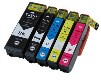5 Ink Cartridge T3351-T3361 For Epson xp-530 XP-630 XP-635 XP-830