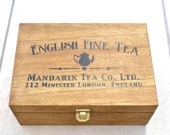 Wooden Tea Box