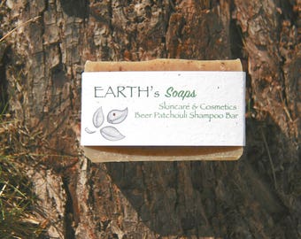 Beer Patchouli Shampoo Bar