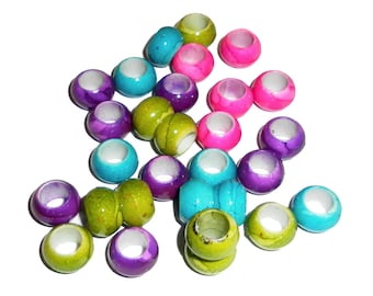 SALE: 10 european dread beads
