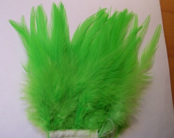 lime green Feathers Strung Saddle premium PSD-18