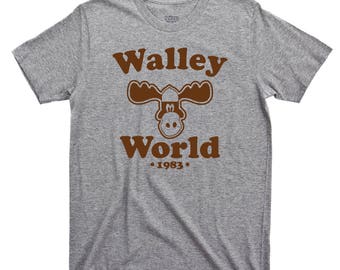 National Lampoons Vacation T Shirt European Christmas Vegas Vacation Chevy Chase John Candy Randy Quaid Shitters Full Wally Walley World Tee