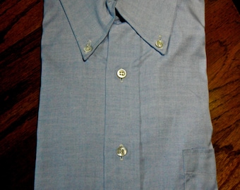 Vintage Sulka Oxford Blue Shirt