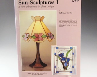 Stained Glass Pattern Book - Vintage 1987 - Sun-Sculptures 1 - by Debra VanTol