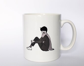 Cute mug cup, Kotoridanshi mug, limited edition