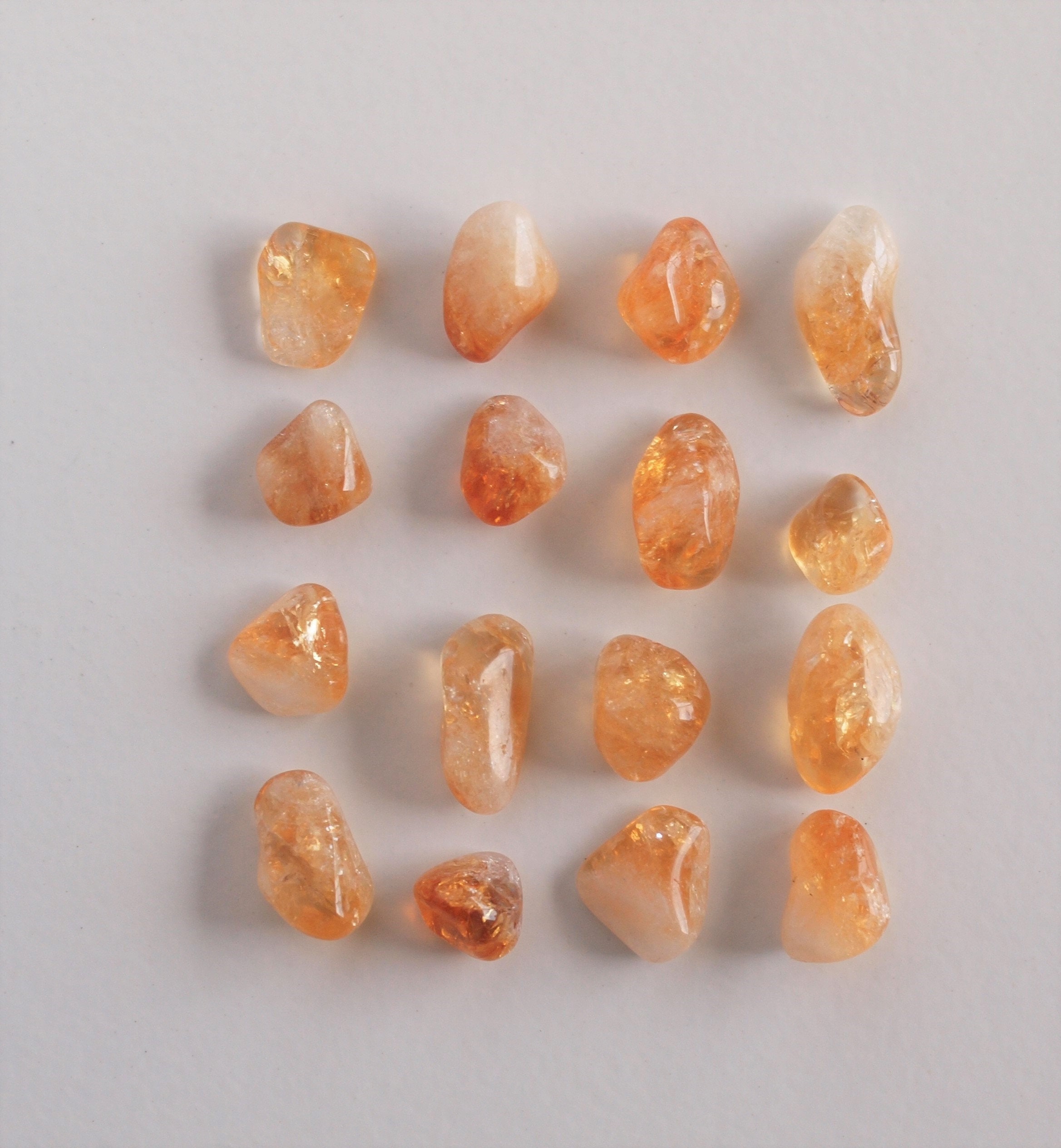 Tumbled Citrine Gemstone Brazilian Citrine Tumbled Stone