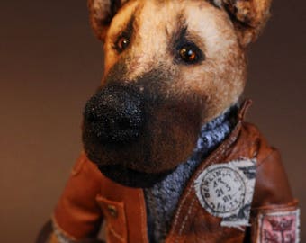 Mr Shepherd teddy bear friend OOAK vintage teddy bear style