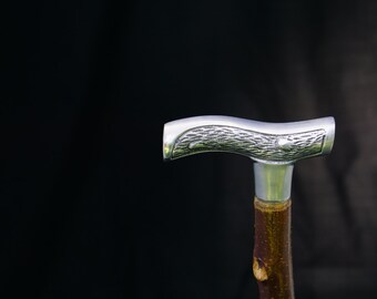 Birch cane with classic handle