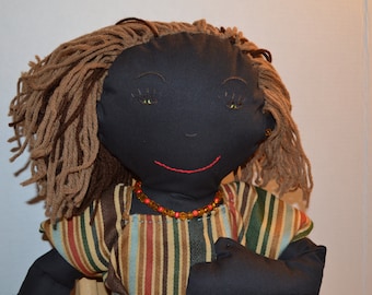 Black Stuffed Cloth Doll