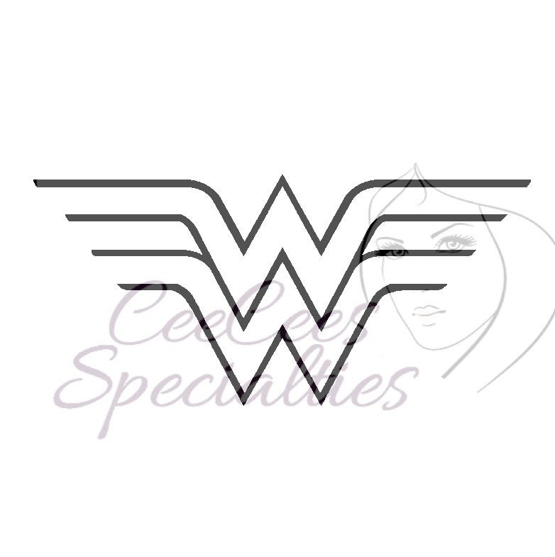 Wonder Woman Stencil 4306