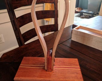 Bent Wood Headphone Holder
