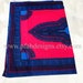 Dashiki Fabric/Fabric/Crafts/African Clothing/Dashiki dress/Dashiki /Ankara / Dashiki sold per yard Big Print Fushia/Blue