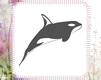Orca stencil | Etsy