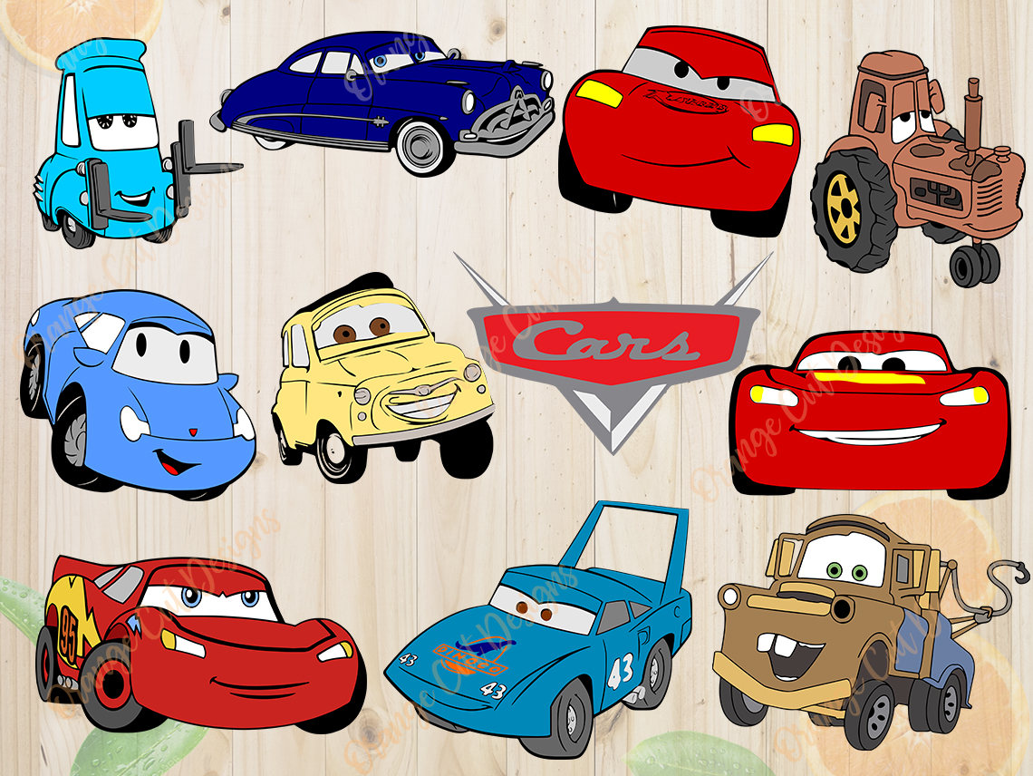 Download Disney Cars Svg Layered Cars movie Svg Dxf Eps & Png