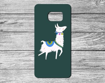 Cute Llama TPU Case For Samsung Galaxy S6, S7, S8 (S2341)