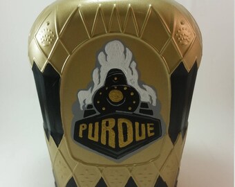 Purdue Boilermakers - Handpainted bottle - decorative bottle - bar decor - upcycled painted bottle - repurposed bottle - purdue fan - NCAF