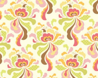 42053 - Heather Bailey Freshcut Groovy in brown - 1/2 yard
