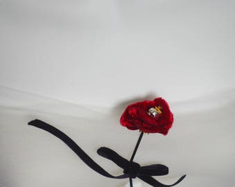 Skull, Hard pin, Day of the dead brooch, Goth gift, Skull with roses, Skull pin, Goth brooch, Skull brooch, Gothic pin, Skull jewerly