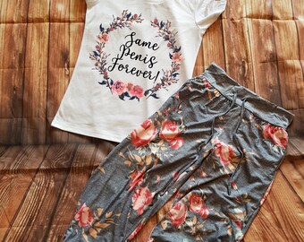 Same Penis Forever Personalised Pyjama Set, Funny Pyjamas, Same Penis Forever, Engagement Gift, Gift For Bride, Gift For Her, Pajamas