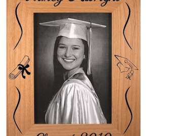 Personalized Graduation Picture Frame,Alder Wood Picture Frame