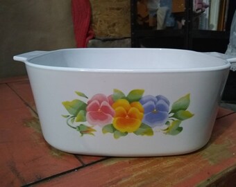 Vintage Corningware Summer Blush 5L Casserole Dish 96-97