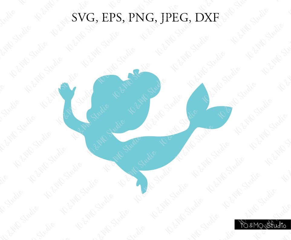 Free Free 312 Svg Baby Mermaid Silhouette SVG PNG EPS DXF File