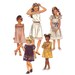 McCalls Sewing Pattern 7940 Girls Square Neck Dresses with Sleeve Variations Gathered Yoke Pullover Style sz 10 Uncut