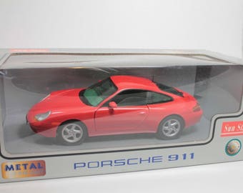1964 Sun Star Porsche 911 Carrera Coupe 1:18 Scale Die Cast 1204 New in Box
