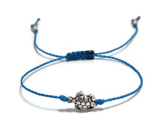 Sea Turtle Bracelet, Turtle Bracelet, Turtle Jewelry, Tortoise Bracelet, Tortoise Jewelry, String Bracelet, Thread Bracelet, Beach Jewelry