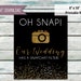 Snapchat filter sign - Wedding snap chat- Wedding Filter - gold INSTANT DOWNLOAD 8" x 10"