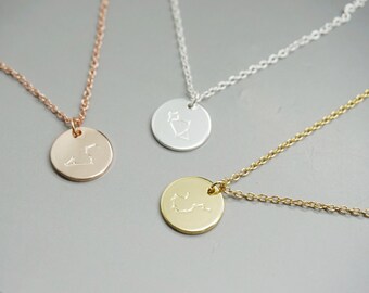Personalised Zodiac Necklace, Zodiac Jewelry, Initial Necklace, Constellation Necklace, Aquarius, Virgo, Pisces, Libra, scorpio leo gemini