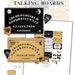 Miniature Dollhouse Talking Boards digital collage sheet 1:12 scale 1.5" width 1/12 scale for miniatures