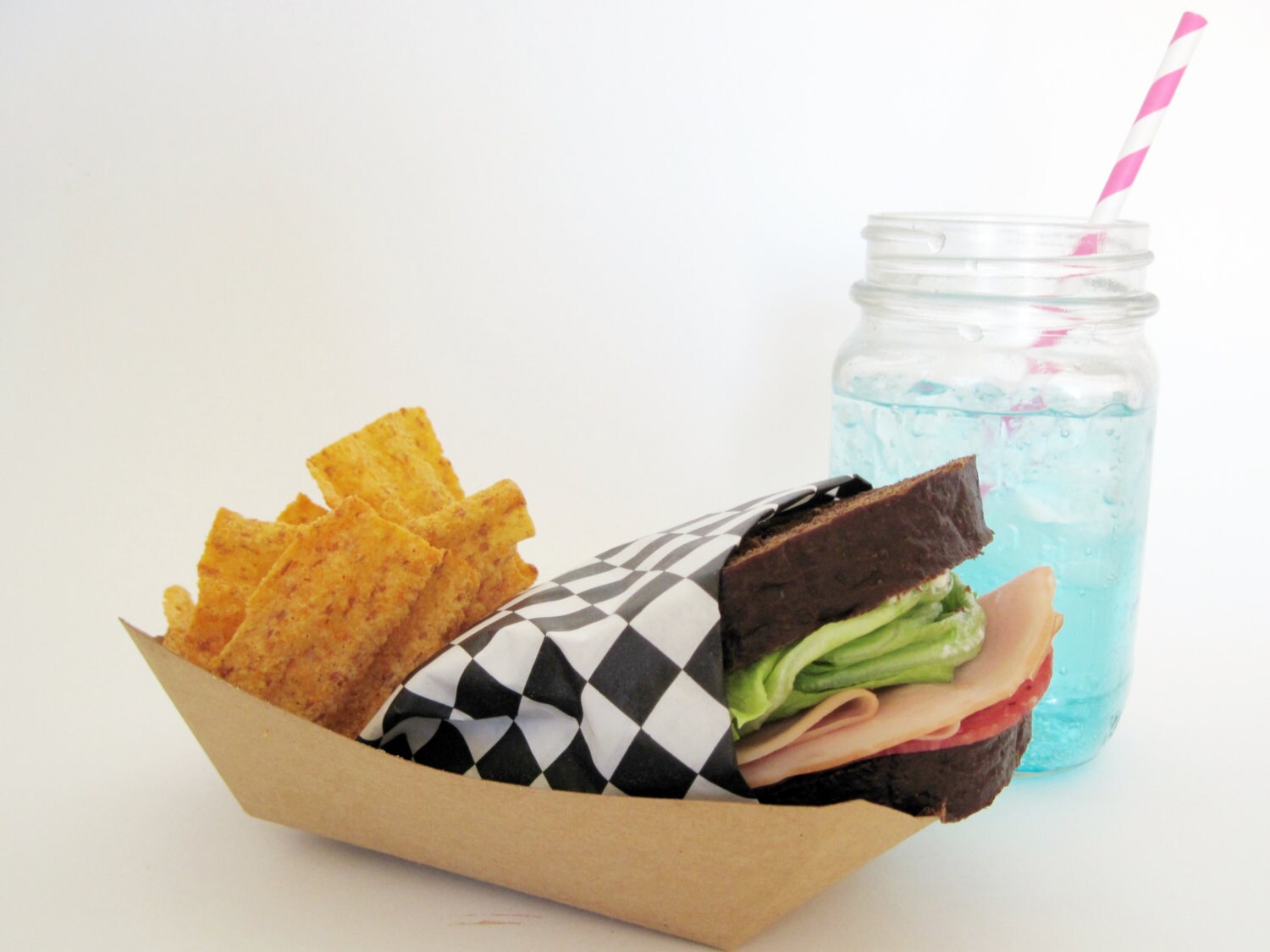 Paper Food Trays 50 Medium 2 lbs Kraft Paper Food Tray