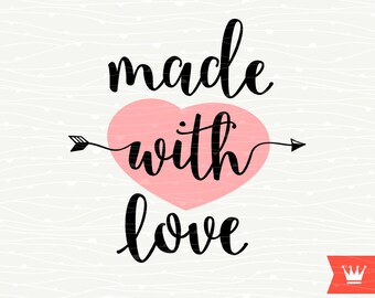 Made With Love And A Little Science Svg - Free SVG Cut File - Free