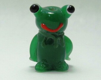 Dermit the Frog Lampwork Bead - Focal