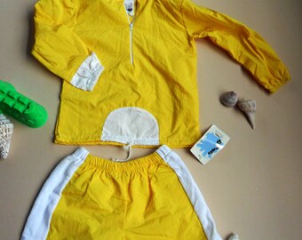Clearance--wind breaker with shorts for children-size: 12mos,18mos,24mos/2T,4T,5,6,7 The size runs small, please order 2 size up!