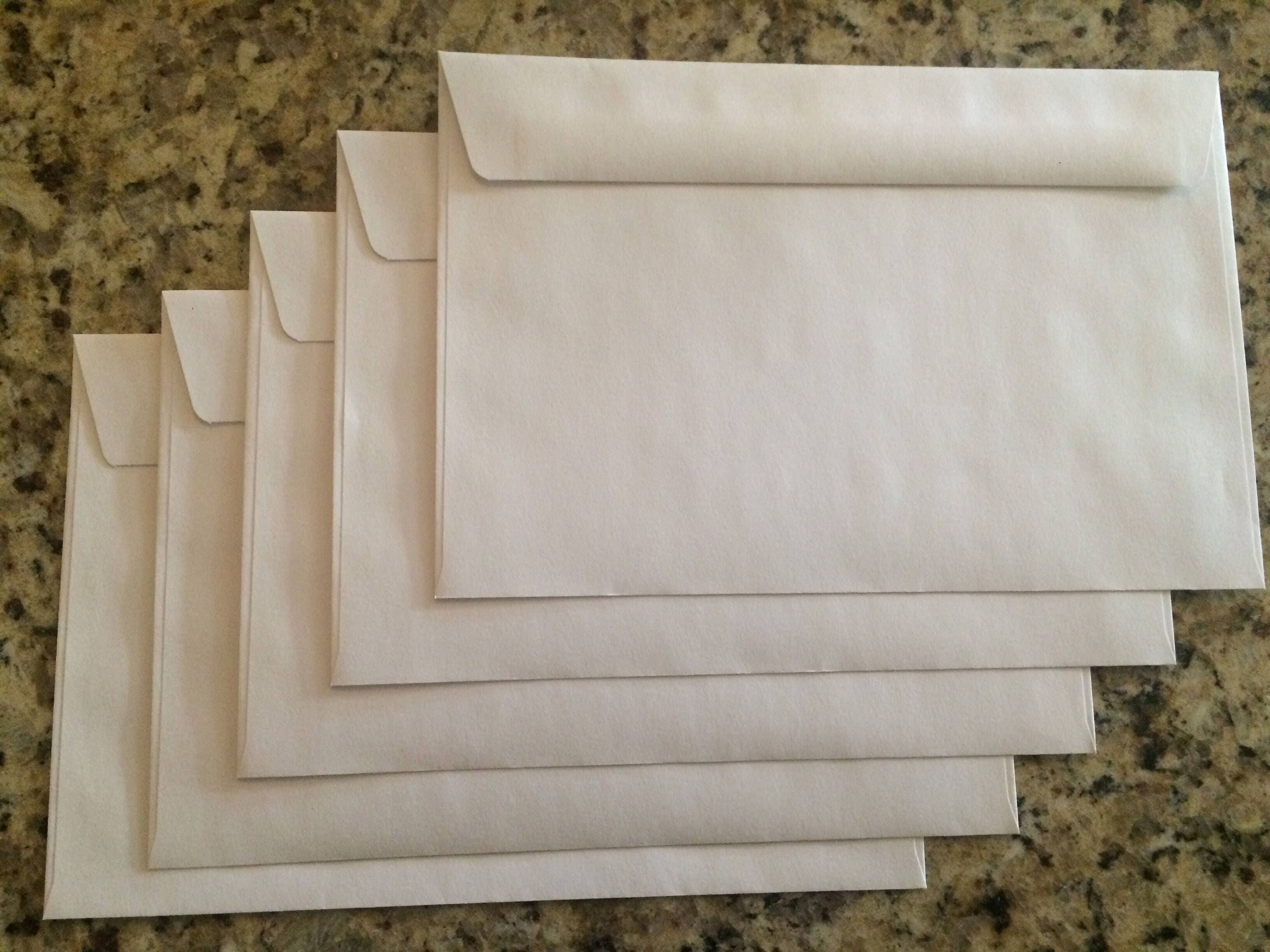 6x9 Booklet Envelope Set