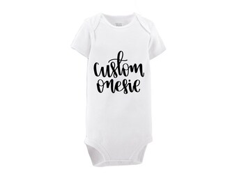 Custom Baby Onesie - Custom Onesie - Baby Onesie - Coming Home Outfit - Baby Gift -Ships Free