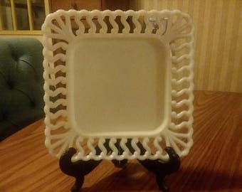 Westmoreland Milk Glass Plate