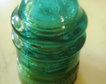 Green Glass Insulator Hemingray Insulator No. 12