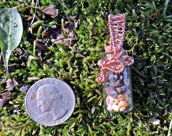 Gift of the Magi Charm Jar with Fancy Bail