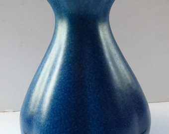 1930s Pilkingtons ROYAL LANCASTRIAN Vase. Stylish Dark Lapis Blue; Large Gourd Shape. No. 2335