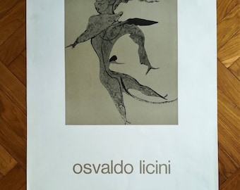 vintage OSVALDO LICINI poster (1973)