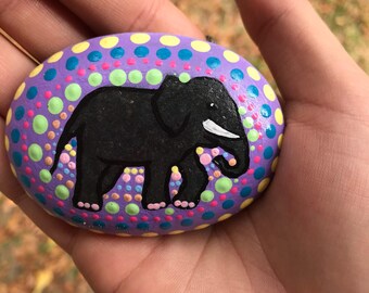 Painted animal rocks | Etsy