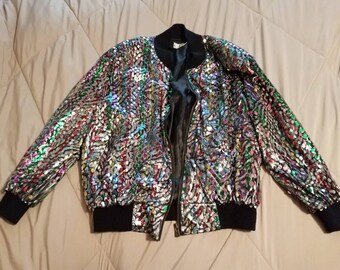 Vintage fashion Jeongmin bomber style jacket