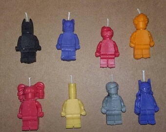 Handmade Batman Movie birthday candles