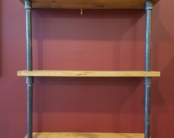 Industrial Steam Punk 3-tier Shelf
