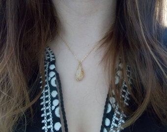 Small Citrine Necklace