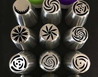 Russian Piping tips set (complete starter kit) + Bonus Tips