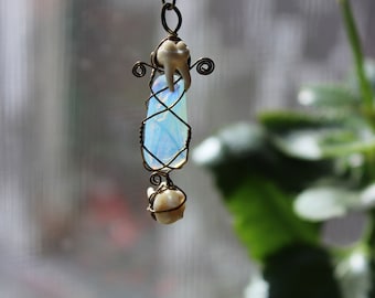 One of a kind Opalite Necklace